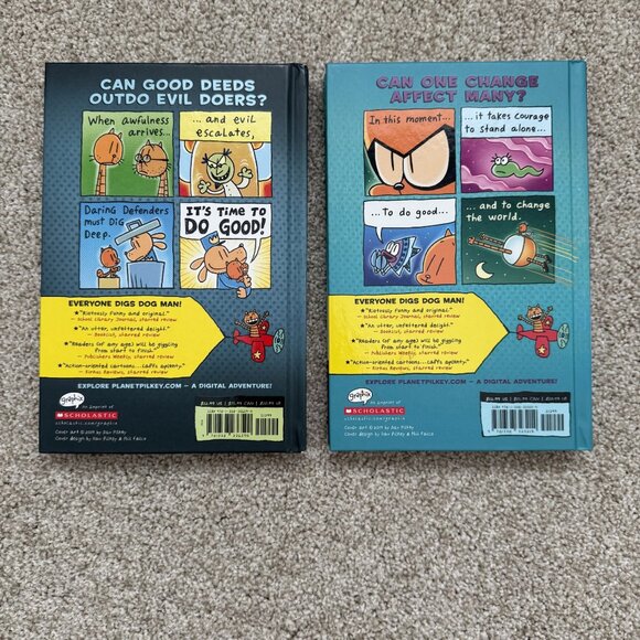 Set of 2 Dog Man Books by Dav Pilkey - Picture 2 of 8